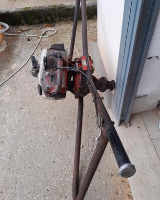 trivella con motosega 