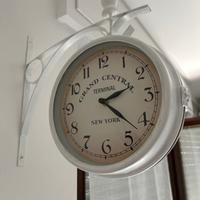 Orologio da appendere stile ferroviario