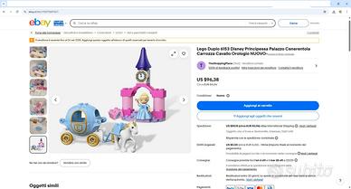 Lego Duplo  Duplo 6153 La carrozza di Cenerentola