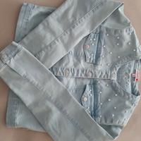 Giacca jeans bambina 9/10 anni