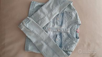 Giacca jeans bambina 9/10 anni