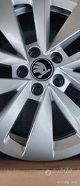 4 CERCHI IN LEGA ORIGINALI SKODA