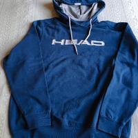 felpa blu Head Con cappuccio 
