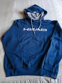 felpa blu Head Con cappuccio 