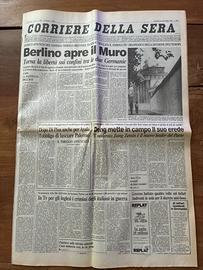 Caduta MURO DI BERLINO 10/11/1989 corr. della sera