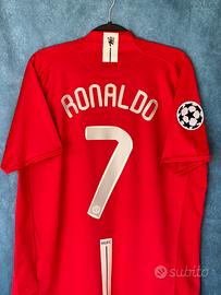 Maglia Manchester United 2007/08 Ronaldo originale