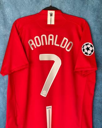 Maglia Manchester United 2007/08 Ronaldo originale