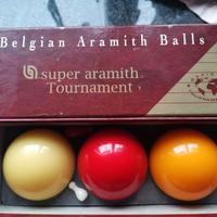 Palle da bigliardo, nuove mai usate