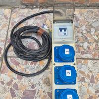 quadro cantiere prese industriali 