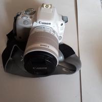 Macchina fotografica canon eos 100d bianca 