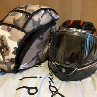 Casco moto donna con zainetto