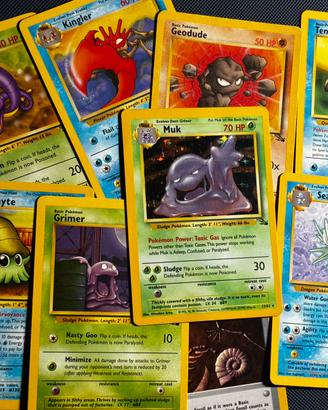 Carte Pokemon Fossil - Muk Holo 13/62 Eng
