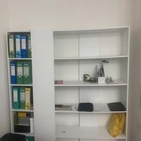 Libreria 5 scaffali bianca