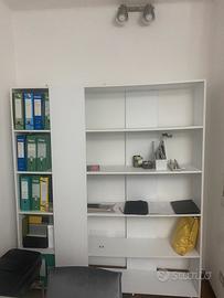 Libreria 5 scaffali bianca