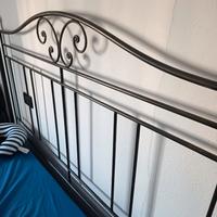 STRUTTURA LETTO MATRIMONIALE FERRO BATTUTO