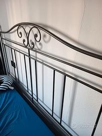 STRUTTURA LETTO MATRIMONIALE FERRO BATTUTO