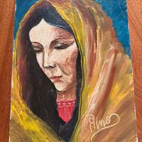 Quadro a olio 1982 Madonna di Antonelli Rino