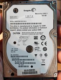 Hard disk Seagate 160 gb da 2.5"