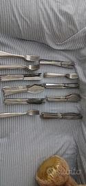 set da 6 e 12 posate acciaio inox da ristorante