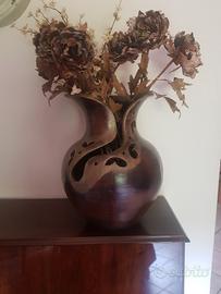 Vaso Con Fiori Finti