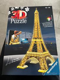 Puzzle 3D tour eiffel