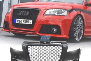 PARAURTI ANTERIORE AUDI A3 8P 08-12 RS NERO PDC