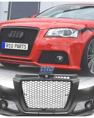 PARAURTI ANTERIORE AUDI A3 8P 08-12 RS NERO PDC