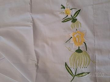 lenzuolo matrimoniale  con federe