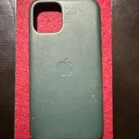 Cover iphone 13 pro pelle verde