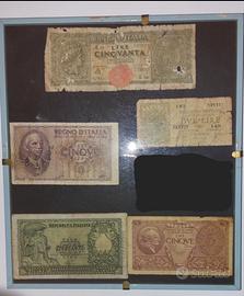 Banconote antiche collezione prezzo da concordare