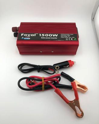 Inverter 12V → 220V 1500W (700W Reali)