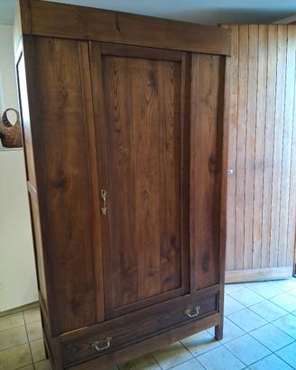 Armadio guardaroba  inizio '900 in castagno