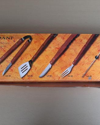 Set barbecue nuovo Brandani