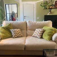 Divano Poltrone&Sofà panna/marrone