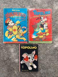 Fumetti topolino vintage anni 60 costa quadretti
