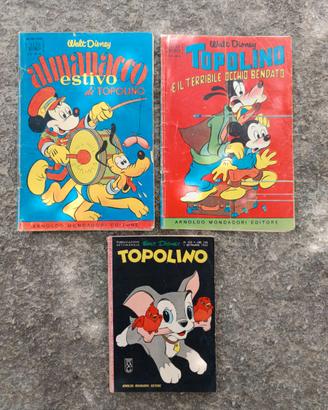 Fumetti topolino vintage anni 60 costa quadretti