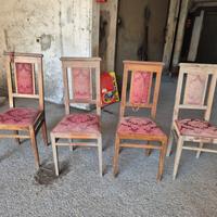 Sedie in stile Liberty primi '900