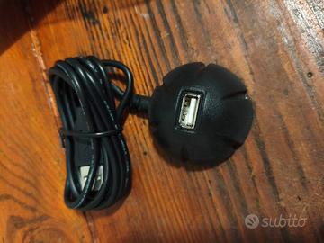 Supporto Magnetico USB da Scrivania con Cavo