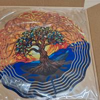 Carillon a vento con albero della vita.