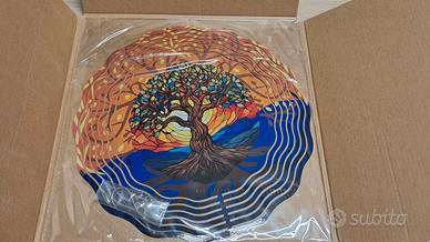 Carillon a vento con albero della vita.