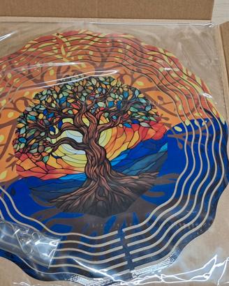 Carillon a vento con albero della vita.