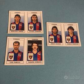 Lotto Cosenza Marulla Calciatori Panini 1989-90