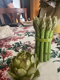 Candele artigianali a forma di verdura MAI USATE