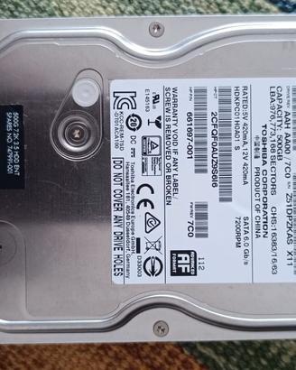 Hard disk-Disco Rigido 3.5 attacco SATA