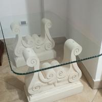 tavolino in pietra leccese 