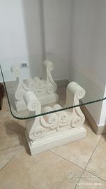 tavolino in pietra leccese 