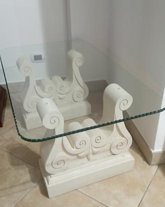 tavolino in pietra leccese 