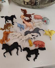 Lotto animaletti plastica vintage