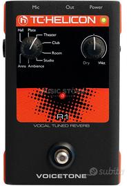 TC Helicon VoiceTone R1 - Pedale Effetti Vocali 