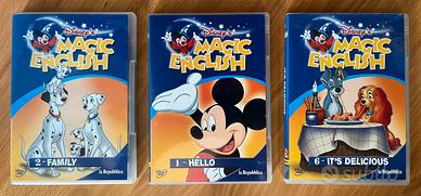 Disney Magic English DVD Volumi 1,2,6